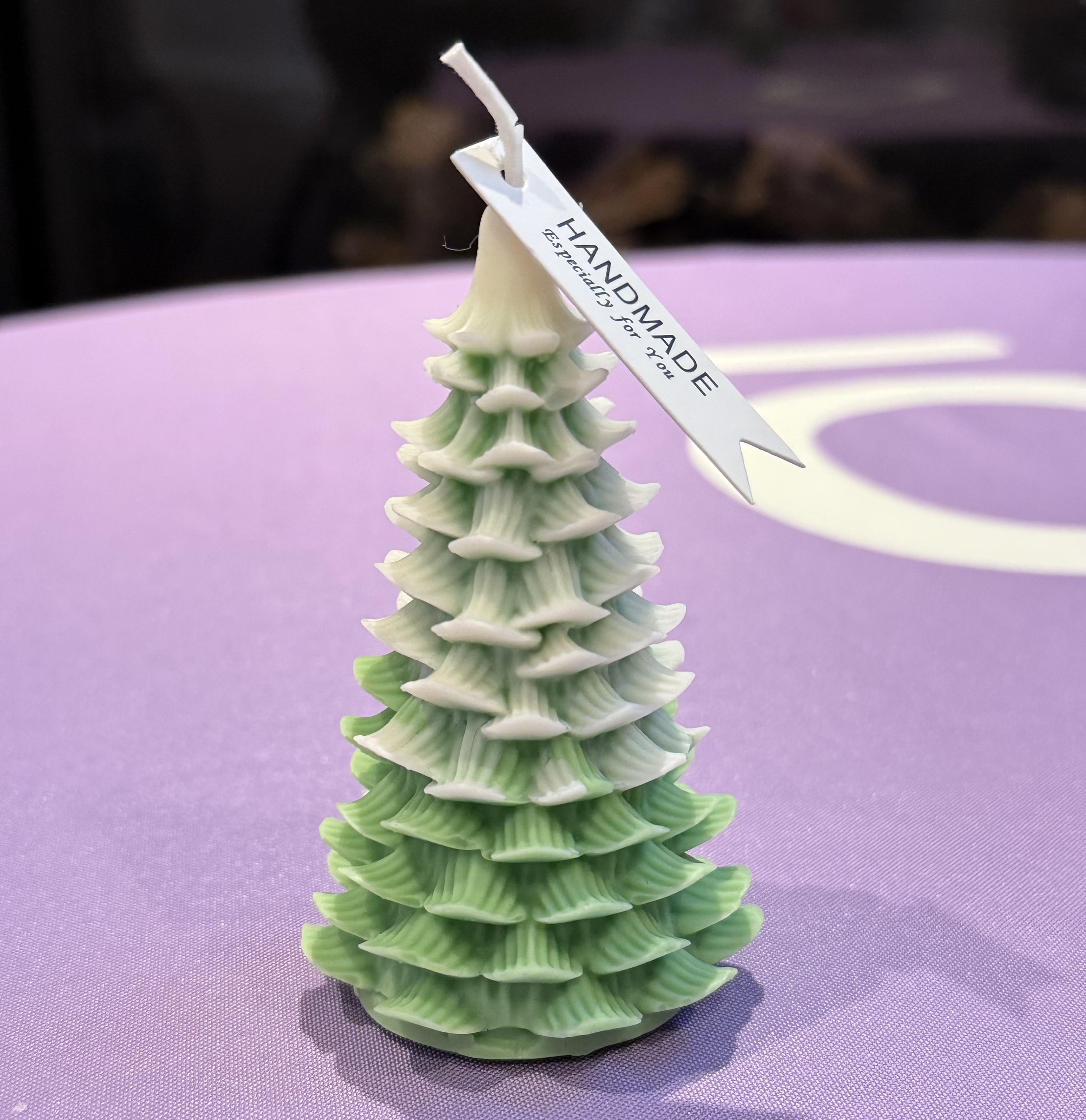 Small Christmas Tree Candle