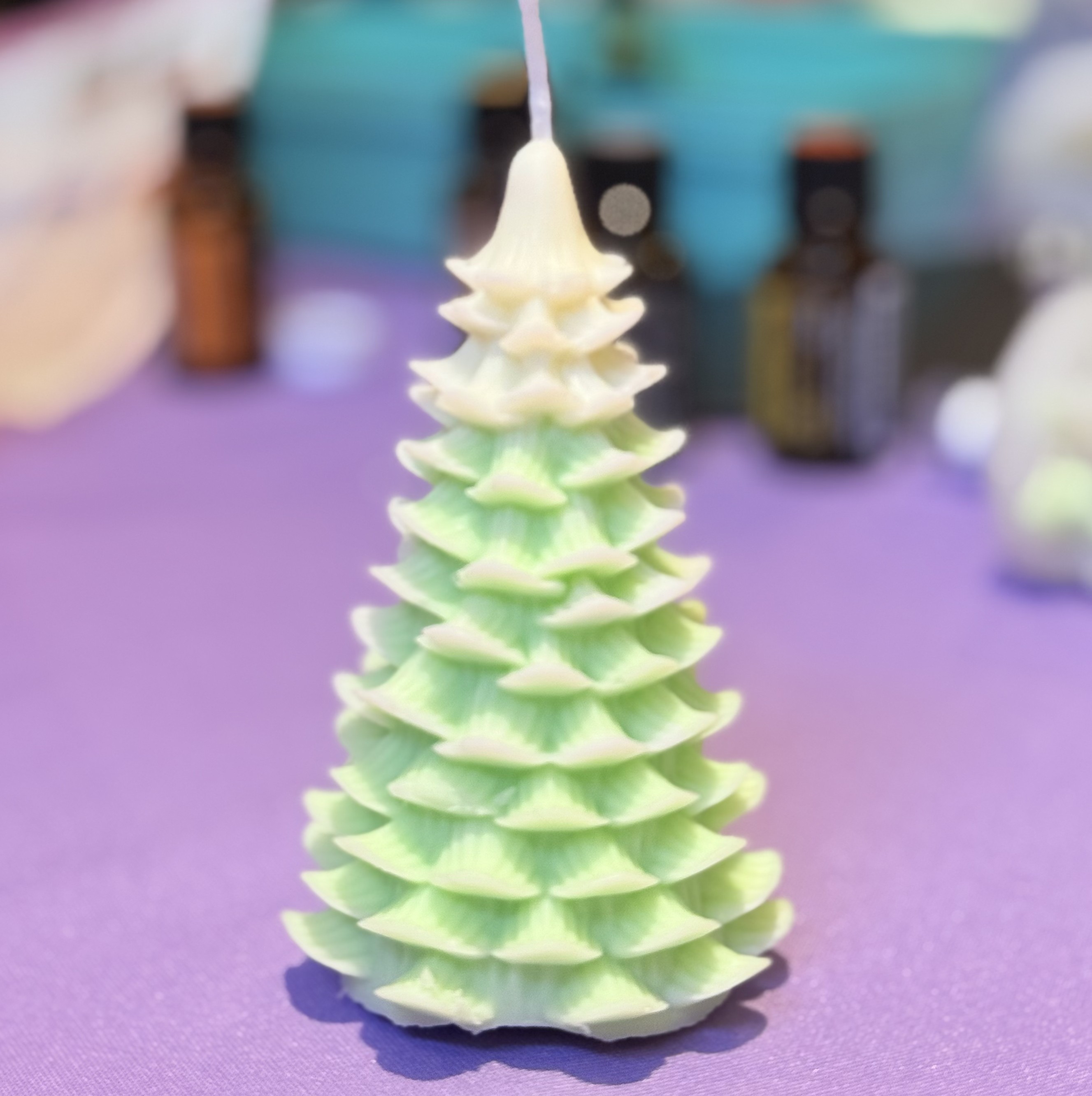 Small Christmas Tree Candle